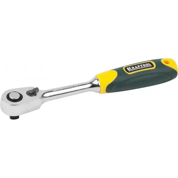 Трещотка для торцовых головок KRAFTOOL "PRO", Сr-V сталь, 60 зубцов, 1/4" 27794-1/4_z02 купить в Челябинске