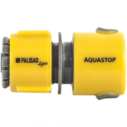 Соединитель пластмассовый быстросъемный для шланга 1/2&quot; аквастоп LUXE PALISAD 66472 купить в Челябинске
