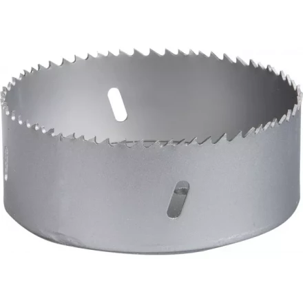 Коронка ЗУБР &quot;ЭКСПЕРТ&quot; биметаллическая, быстрорежущая сталь, глубина сверления до 38мм, d-114мм 29531-114_z01 купить в Челябинске