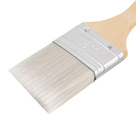 Кисть плоская для лаков &quot;Евро&quot; 2&quot;, искусственная щетина, деревянная ручка Matrix 83087 купить в Челябинске