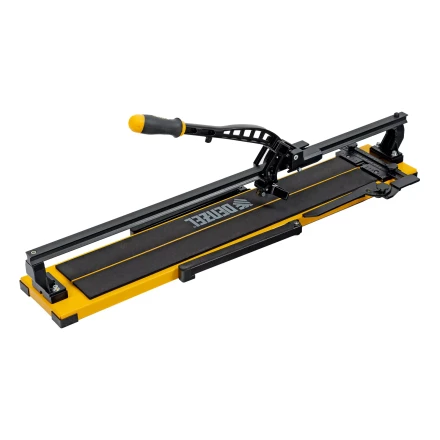 Плиткорез рельсовый Denzel 800х16мм, каретка на подш., стальная станина, усил. рукоятка-пенал 877016 купить в Челябинске