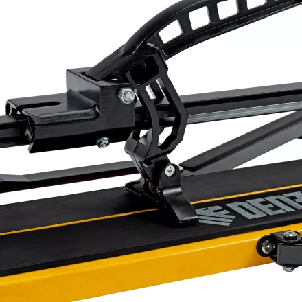 Плиткорез рельсовый Denzel 800х16мм, каретка на подш., стальная станина, усил. рукоятка-пенал 877016 купить в Челябинске