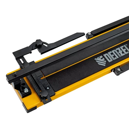 Плиткорез рельсовый Denzel 800х16мм, каретка на подш., стальная станина, усил. рукоятка-пенал 877016 купить в Челябинске