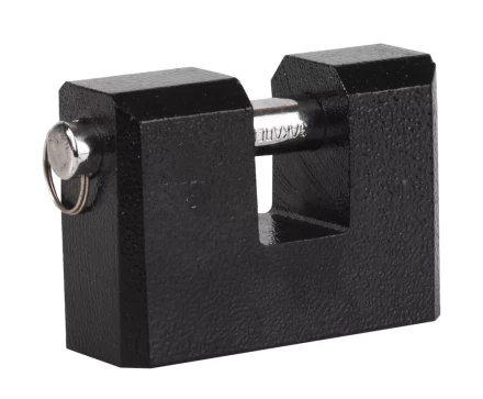 Замок навесной ЗУБР &quot;МАСТЕР&quot; усиленный, дисковый механизм секрета, ключ 7 PIN, дужка d-14мм, 90мм 3720-3_z01 купить в Челябинске