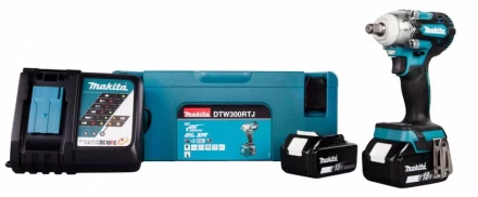Аккумуляторный ударный гайковерт Makita DTW300RTJ (2 АКБ 5 Ач, ЗУ) купить в Челябинске