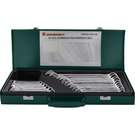 Набор ключей комбинированных 6-24мм 16предметов Jonnesway W26116S 47403 купить в Челябинске