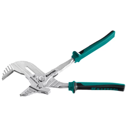 Клещи переставные-гаечный ключ с двухкомпонентными рукоятками и пластиковыми накладками 22069 купить в Челябинске