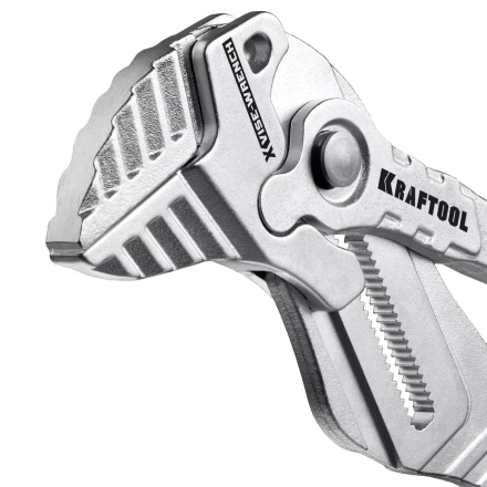 Клещи переставные-гаечный ключ с двухкомпонентными рукоятками и пластиковыми накладками 22069 купить в Челябинске