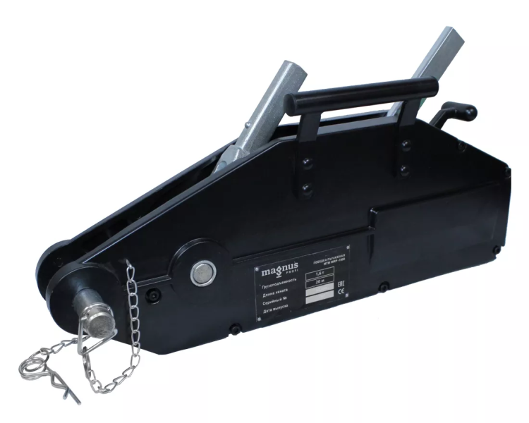 Лебедка рычажная МТМ Magnus-Profi WRP-800, 0.8 т, канат 20 м купить в Челябинске