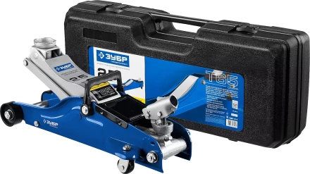 Домкрат гидравлический подкатной T65, 2,5т, 90-360мм, в кейсе, ЗУБР Профессионал 43057-2.5-K 43057-2.5-K купить в Челябинске