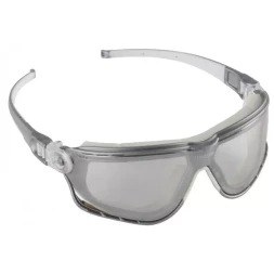 Очки KRAFTOOL "EXPERT" защитные поликарбонатная монолинза с двухкомпонентной эластичной оправой 110305