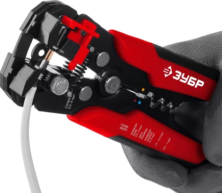 ЗУБР ТМ-1, 0.2 - 6 мм2, автоматический стриппер с винтом микронастройки (22645) купить в Челябинске