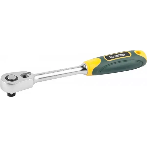 Трещотка для торцовых головок KRAFTOOL "PRO", Сr-V сталь, 60 зубцов, 3/8" 27794-3/8_z02 купить в Челябинске