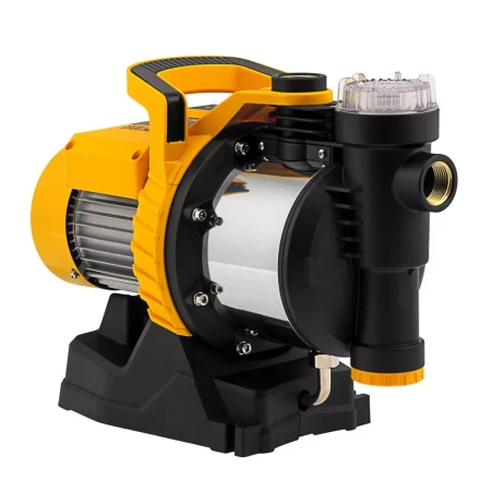 Садовый поверхностный насос Denzel 97305 GP1100SS, 1100 Вт, 4000 л/ч, подъем 45 м, пластик купить в Челябинске