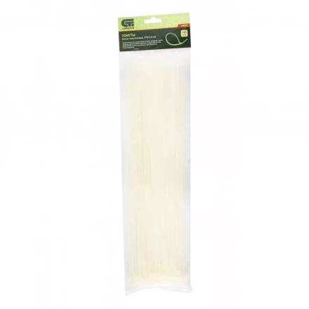 Хомуты 370х3,6 мм пластиковые белые 100 штук СИБРТЕХ 45533 купить в Челябинске