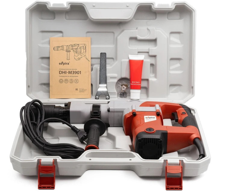 Молоток отбойный ESPIRA DHI-M3901 (1500 Вт, 20 Дж, 7 кг, SDS-MAX) 400652 купить в Челябинске