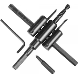 Сверло регулируемое, STAYER Profi 2944, двухрезцовое, по дереву, "Балеринка", d=40-120мм 2944