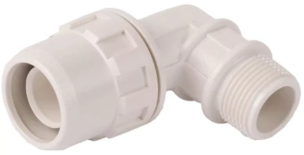 Муфта ЗУБР &quot;ШиреФит&quot; соединительная угловая 90°, &quot;штуцер с гайкой - внешняя резьба&quot;, 26мм-3/4&quot; 51465-26-3/4 купить в Челябинске