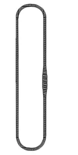 Строп канатный кольцевой СКК 2 т L=5 м  заплет купить в Челябинске