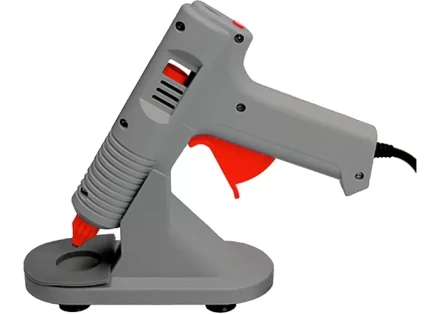Клеевой пистолет с регулировкой температуры, 100W - 220V, с подставкой  MATRIX 930105 купить в Челябинске