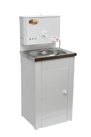 Умывальник дачный &quot;Комфорт&quot; ВИХРЬ с подогревом нержавейка белый 74/4/6 купить в Челябинске