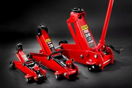 Домкрат гидравлический подкатной &quot;RED FORCE&quot;, 2т, 125-320мм, в кейсе, STAYER 43152-2-K 43152-2-K купить в Челябинске