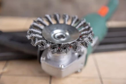 Кордщетка HAMMER тарелка 115мм для УШМ витая сталь (207-112) купить в Челябинске