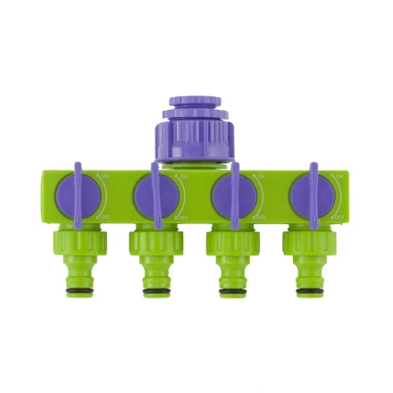 Разветвитель четырёхканальный 1/2&quot; 3/4&quot; регулируемый PALISAD 66425 купить в Челябинске