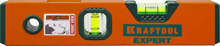 Уровень коробчатый "EXPERT", KRAFTOOL 34710-025, 2 ампулы, 0,5 мм/м, 250мм 34710-025_z01 купить в Челябинске