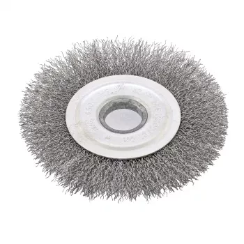 Щетка для УШМ 150 мм посадка 22,2 мм плоская витая проволока  СИБРТЕХ 746647 купить в Челябинске