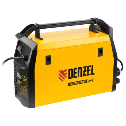 Аппарат инвертор. полуавтомат. сварки MultiMIG-200DP Synergy Double Pulse, 200 А, ПВ 80%// Denzel 94313 купить в Челябинске