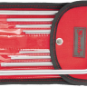 Набор ключей шестигранных имбусовых TORX-TORX Tamper, 9 шт:T10-T50, CrV,  удлиненные, сатин., чехол  MATRIX 12313 купить в Челябинске