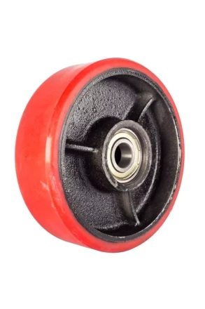 Колесо полиуретан 160х50 мм с подшипником для тележек гидравлических JC/DF-III/DB/BFC/AC(LH) 1001403 купить в Челябинске