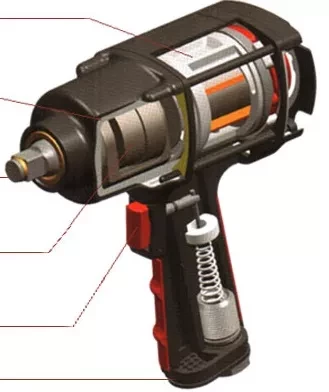 Пневмогайковерт SCORPIO YU-1285TH купить в Челябинске