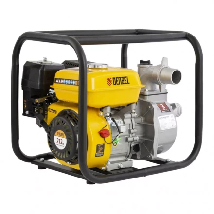 Мотопомпа бензиновая для чистой воды PX-50, 7 л.с, 2&quot;, 600 л/мин, глубина 8 м, напор 30 м Denzel 99201 купить в Челябинске