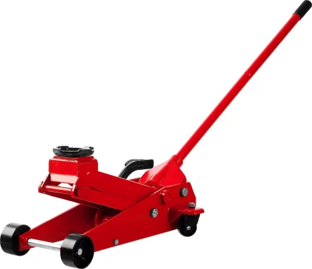 Домкрат гидравлический подкатной &quot;RED FORCE&quot;, с педалью, 3,5т, 145-500мм, STAYER 43155-3.5 43155-3.5 купить в Челябинске