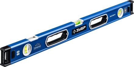 ЗУБР ЭКСПЕРТ, 800 мм, с зеркальным глазком, уровень с усиленным профилем, Профессионал (34570-080) купить в Челябинске