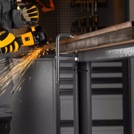 Струбцина F-образная Denzel, 80x200мм, кованая 20465 купить в Челябинске