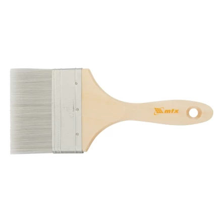 Кисть плоская для лаков &quot;Евро&quot; 4&quot;, искусственная щетина, деревянная ручка Matrix 83090 купить в Челябинске