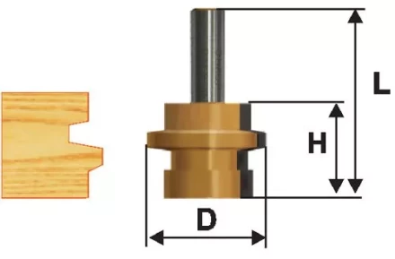 Фреза комбинированная универсальная Ф30,5Х26 мм хвостовик 12 мм Энкор 46505 купить в Челябинске