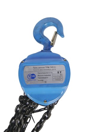 Таль ручная шестеренная TOR ТРШ C 5ТХ6M PRO 101561 купить в Челябинске