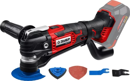 ЗУБР C1-18, 18 В, OQIS, без АКБ, реноватор, набор насадок (МФИ-18 Н) купить в Челябинске