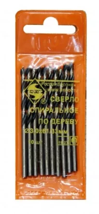 Сверло для дерева 3 мм спиральное 19123 купить в Челябинске