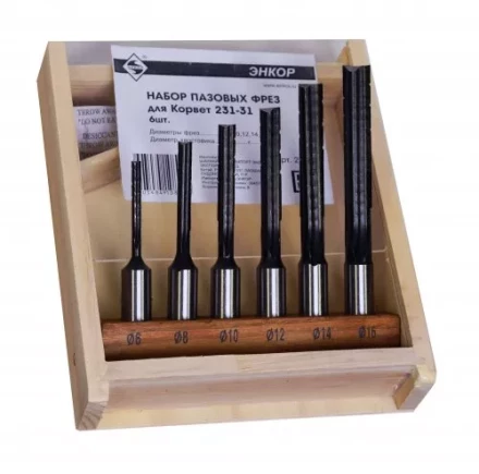Набор пазовых фрез 6810121416мм для К231-31 20977 купить в Челябинске