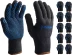 ЗУБР МАСТЕР, L-XL, полушерстяные перчатки с точечным ПВХ покрытием, утеплённые, противоскользящие, 7 класс, 10 пар (11462-H10) купить в Челябинске