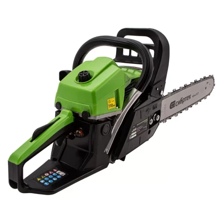 Пила цепная бензиновая БП-4540, 45 см3, шина 40 см, шаг 0.325, паз 1,5 мм, 64 звена Сибртех 95208 купить в Челябинске