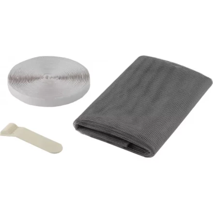 Сетка STAYER &quot;COMFORT&quot; противомоскитная для окна, с крепежной лентой, серая, ПЭТ, 1,1 х 1,3м 12481-11-13 купить в Челябинске