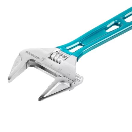 Ключ разводной 200 мм Gross 15558, CrV, облегченный купить в Челябинске