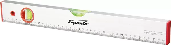 Уровень алюминиевый 1500 мм 2 глазка линейка  SPARTA 35115 купить в Челябинске