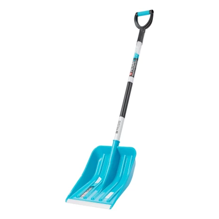 Лопата для уборки снега Palisad 61776, полипропилен, 350х405х1300мм, алюминиевый черенок, ПВХ накладка, LUXE купить в Челябинске